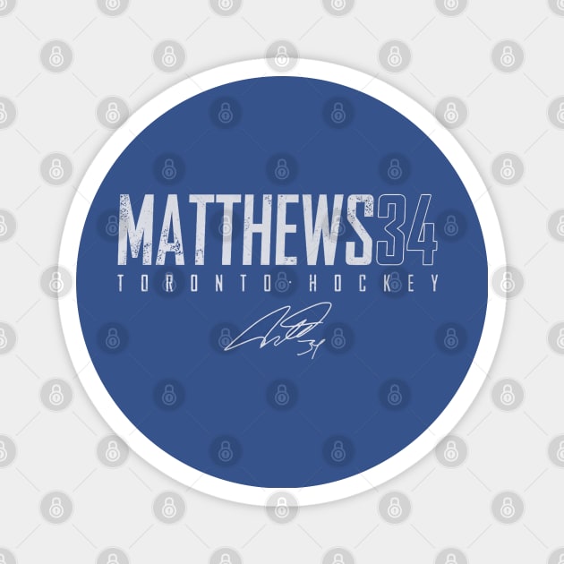 Auston Matthews Toronto Elite Magnet by TodosRigatSot